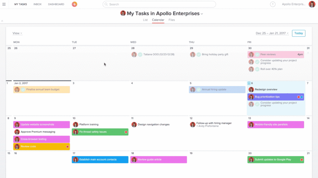 asana teletrabajo